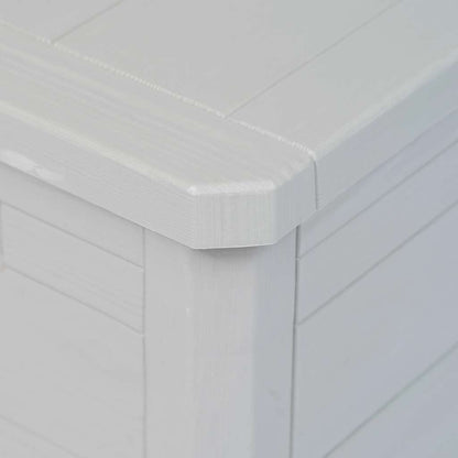 Garden Storage Box 280 L Light Grey