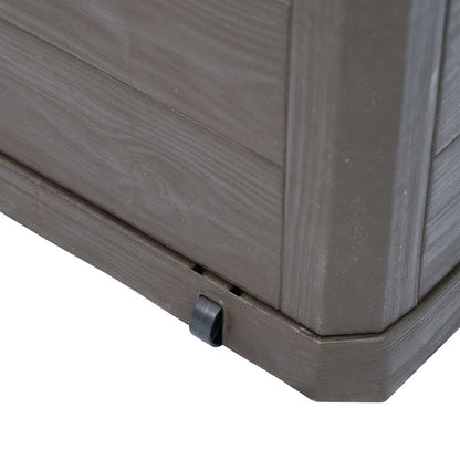 45687 vidaXL Garden Storage Box 280 L Brown