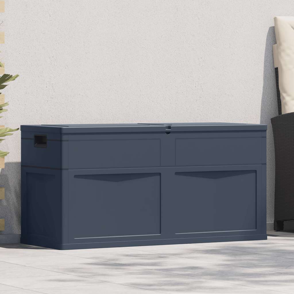 Garden Storage Box 320 L Black