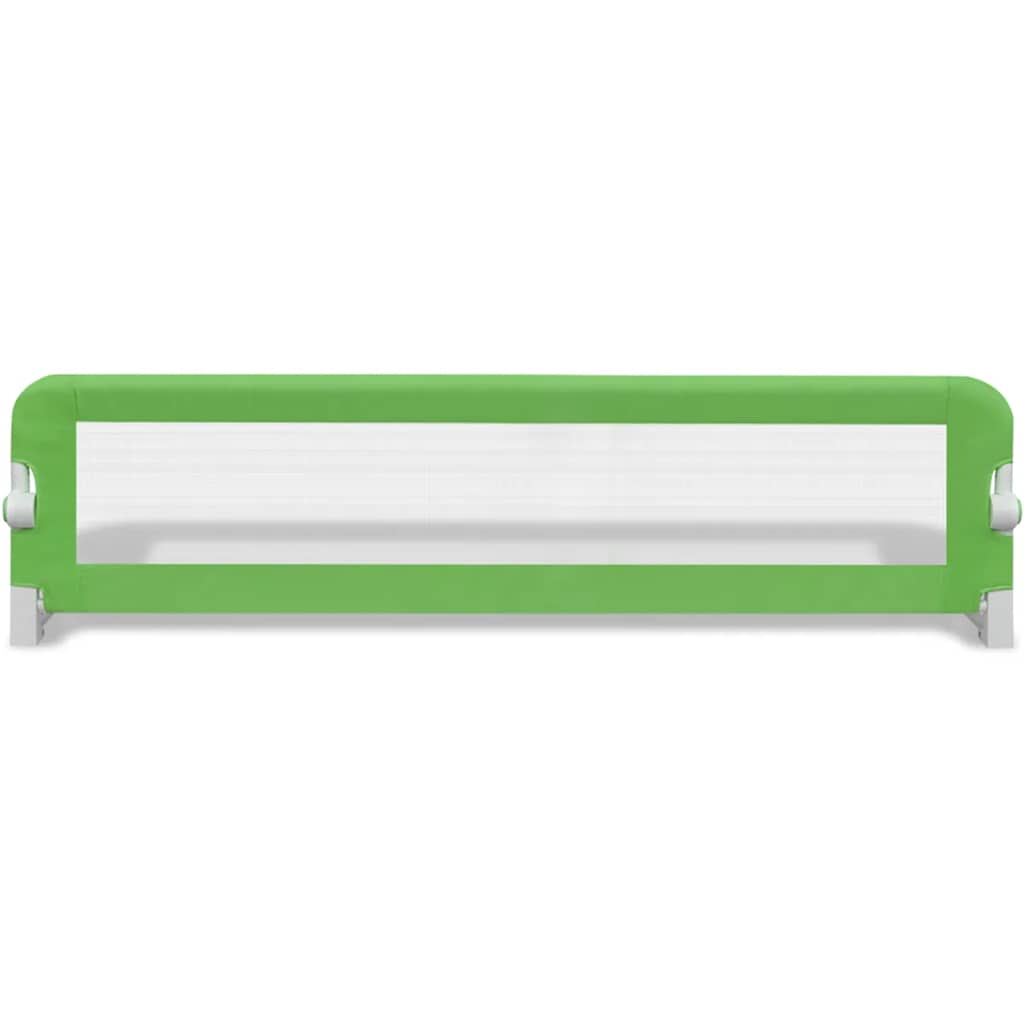 Toddler Safety Bed Rail 2 pcs Green 150x42 cm