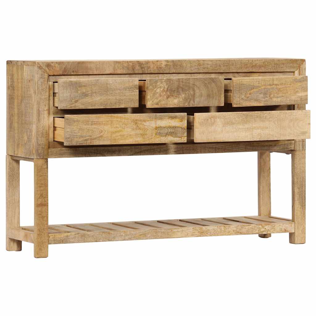 247479 vidaXL Sideboard 120x30x75 cm Solid Mango Wood