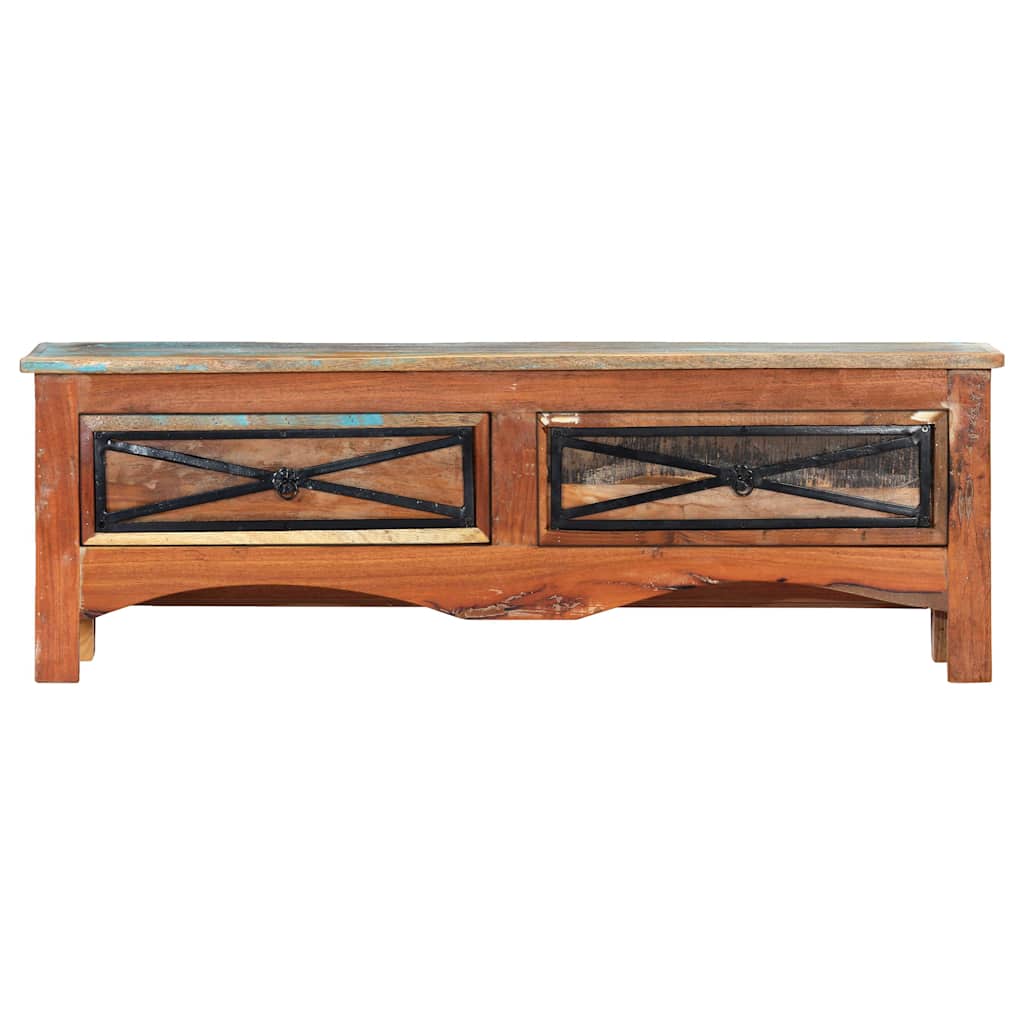 247855 vidaXL TV Cabinet 120x30x40 cm Solid Reclaimed Wood