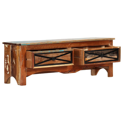 247855 vidaXL TV Cabinet 120x30x40 cm Solid Reclaimed Wood