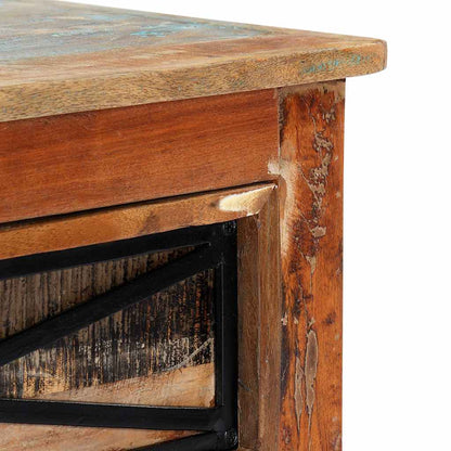 247855 vidaXL TV Cabinet 120x30x40 cm Solid Reclaimed Wood