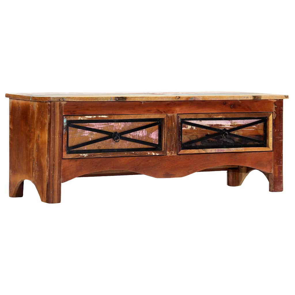247855 vidaXL TV Cabinet 120x30x40 cm Solid Reclaimed Wood