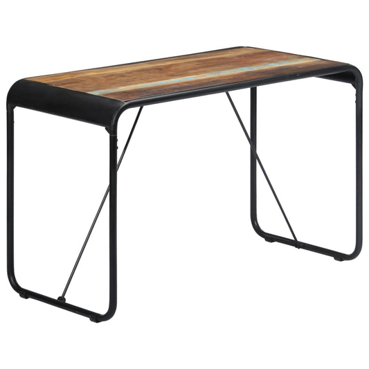 Dining Table | Natural wood with black steel