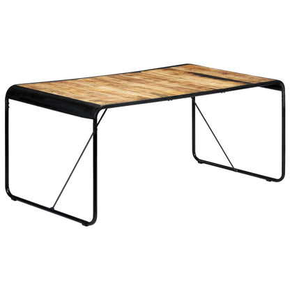 Dining Table 180x90x76 cm Solid Rough Mango Wood