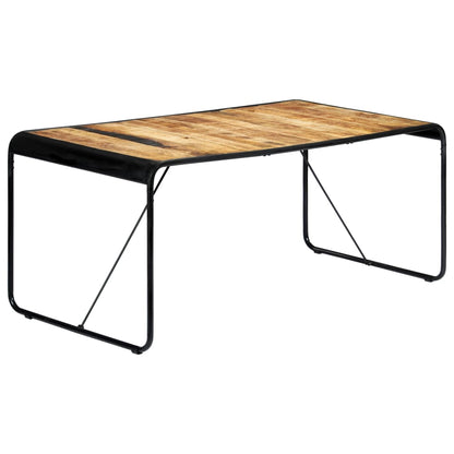 Dining Table 180x90x76 cm Solid Rough Mango Wood