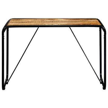 Dining Table 118x60x76 cm Solid Rough Mango Wood