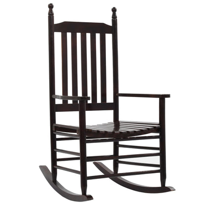 Rocking Chair | Brown | Poplar hardwood | Standard |  Durable