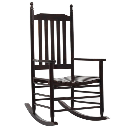 Rocking Chair | Brown | Poplar hardwood | Standard |  Durable