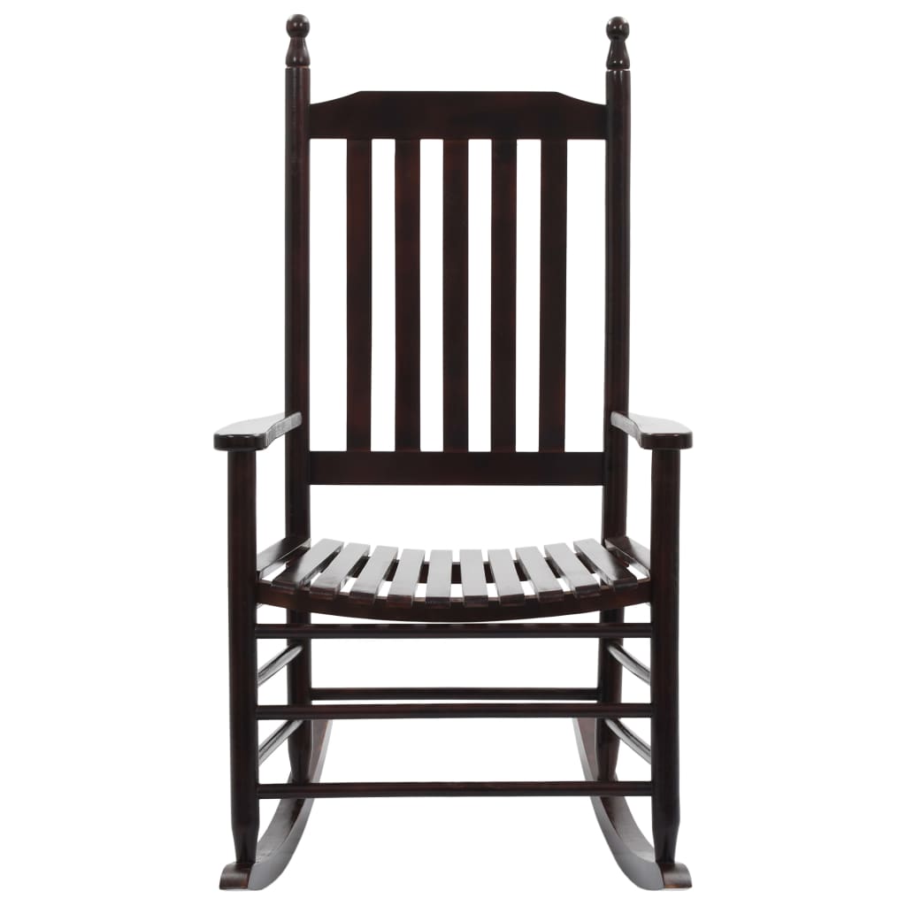 Rocking Chair | Brown | Poplar hardwood | Standard |  Durable