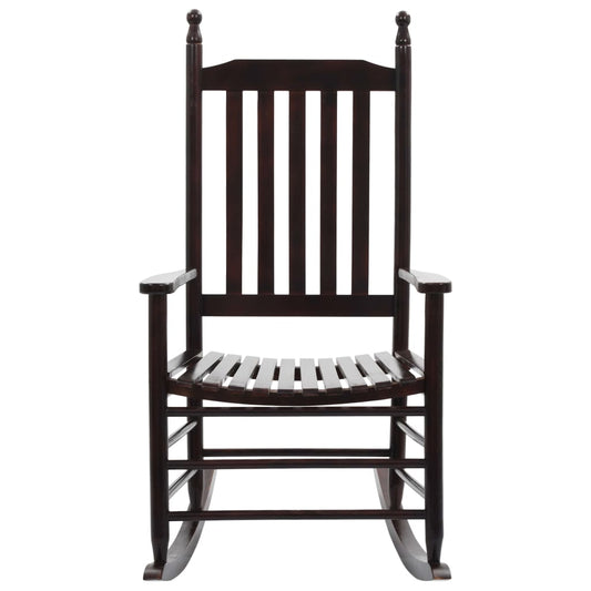 Rocking Chair | Brown | Poplar hardwood | Standard |  Durable