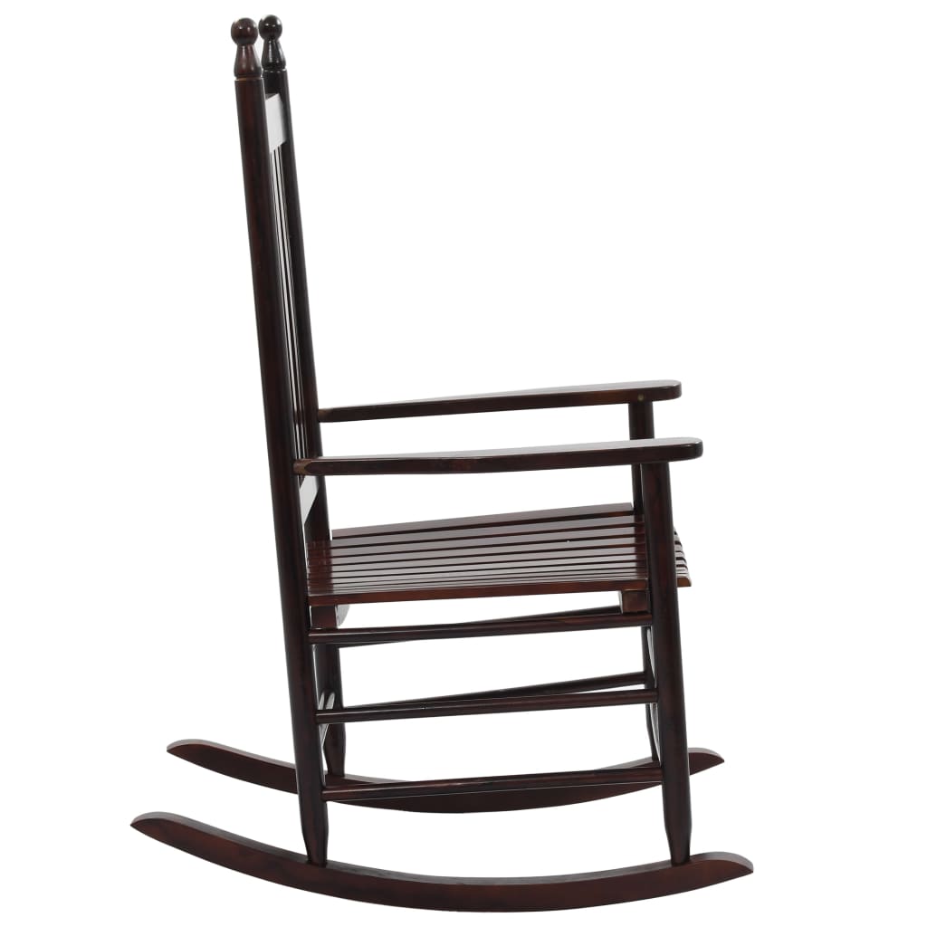 Rocking Chair | Brown | Poplar hardwood | Standard |  Durable