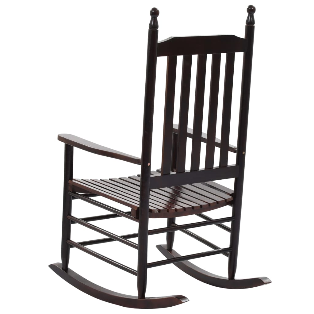 Rocking Chair | Brown | Poplar hardwood | Standard |  Durable