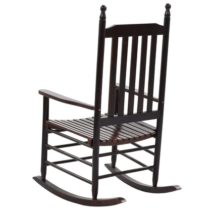 Rocking Chair | Brown | Poplar hardwood | Standard |  Durable