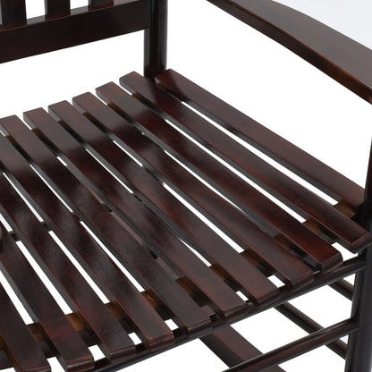 Rocking Chair | Brown | Poplar hardwood | Standard |  Durable
