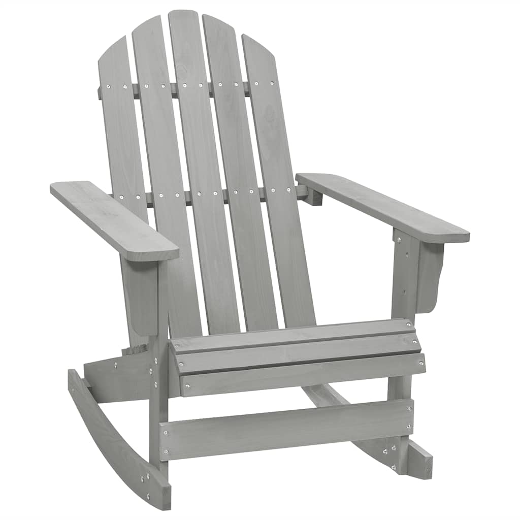 Garden Rocking Chair | Grey | Hardwood | Standard | Durable