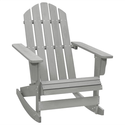 Garden Rocking Chair | Grey | Hardwood | Standard | Durable