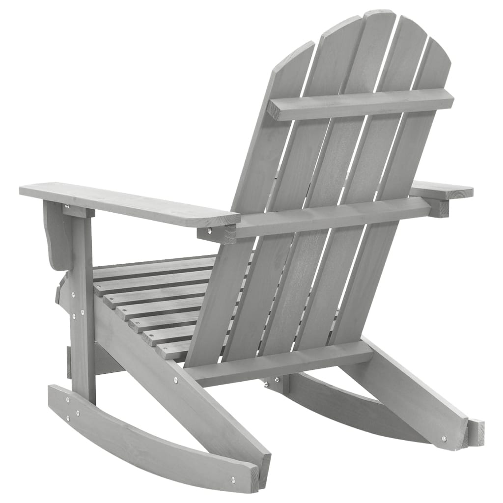 Garden Rocking Chair | Grey | Hardwood | Standard | Durable
