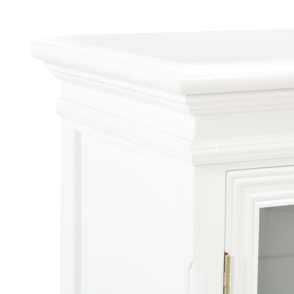 Sideboard White 70x28x70 cm Solid Pine Wood
