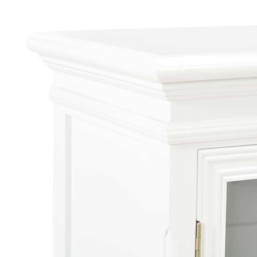 280027 vidaXL Sideboard White 70x28x70 cm Solid Pine Wood