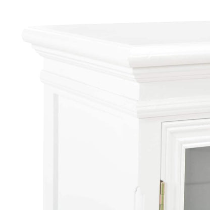 280027 vidaXL Sideboard White 70x28x70 cm Solid Pine Wood