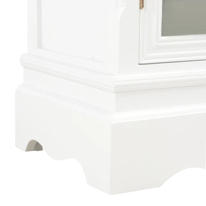 Sideboard White 70x28x70 cm Solid Pine Wood