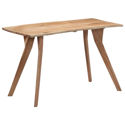 247978 vidaXL Dining Table 120x58x76 cm Solid Acacia Wood