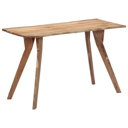 247978 vidaXL Dining Table 120x58x76 cm Solid Acacia Wood