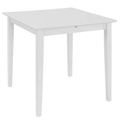 Dining Table | White | Solid rubber wood and MDF | Medium | Extendable