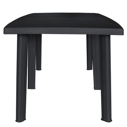 Outdoor Dining Set | Anthracite | Plastic | Foldable | Outdoor Dining Set