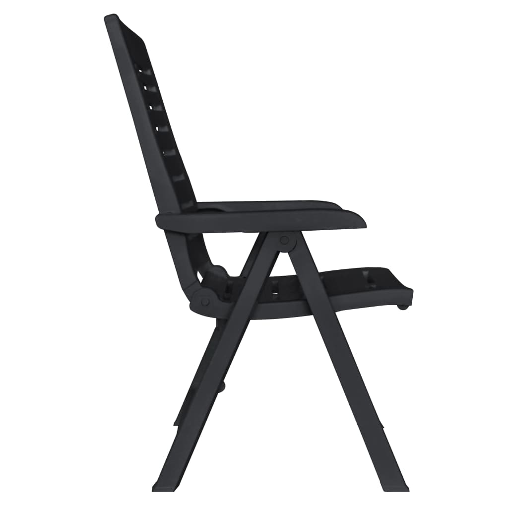 Outdoor Dining Set | Anthracite | Plastic | Foldable | Outdoor Dining Set
