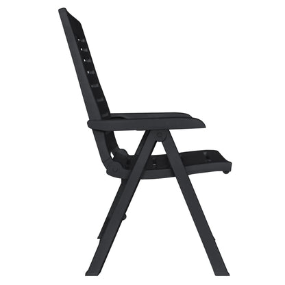Outdoor Dining Set | Anthracite | Plastic | Foldable | Outdoor Dining Set