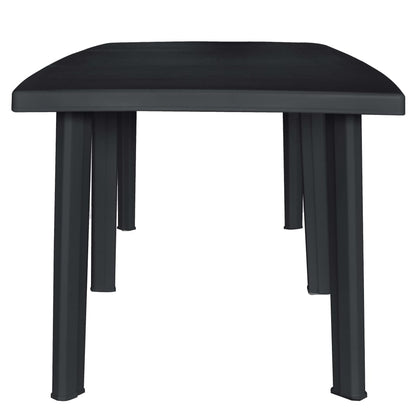 Outdoor Dining Set | Anthracite | Plastic | Foldable | Outdoor Dining Set