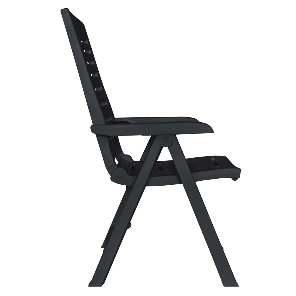 Outdoor Dining Set | Anthracite | Plastic | Foldable | Outdoor Dining Set