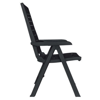 Outdoor Dining Set | Anthracite | Plastic | Foldable | Outdoor Dining Set