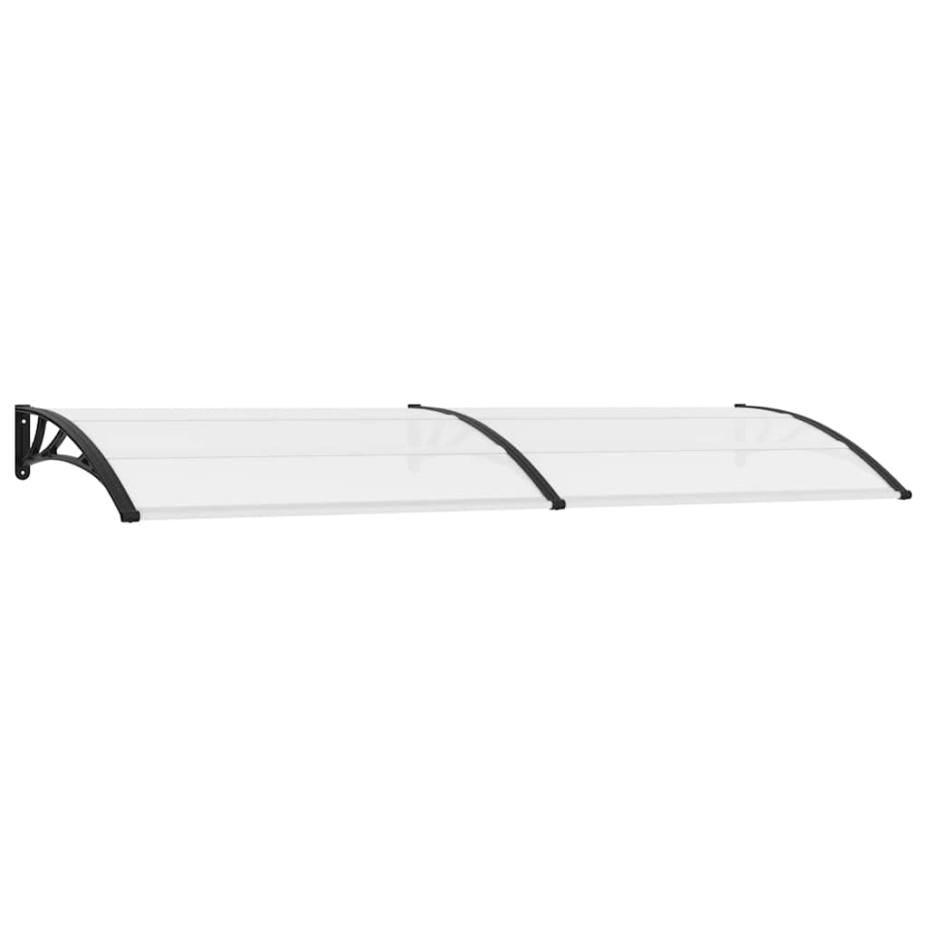 Door Canopy | Black and Transparent