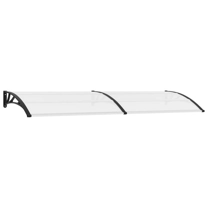 Door Canopy | Black and Transparent