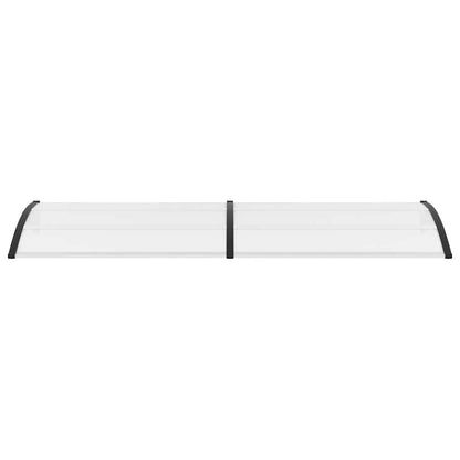 Door Canopy | Black and Transparent