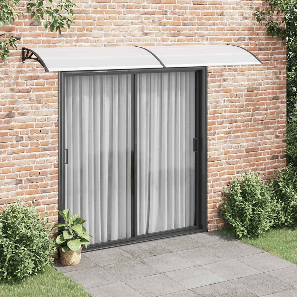 Door Canopy | Black and Transparent