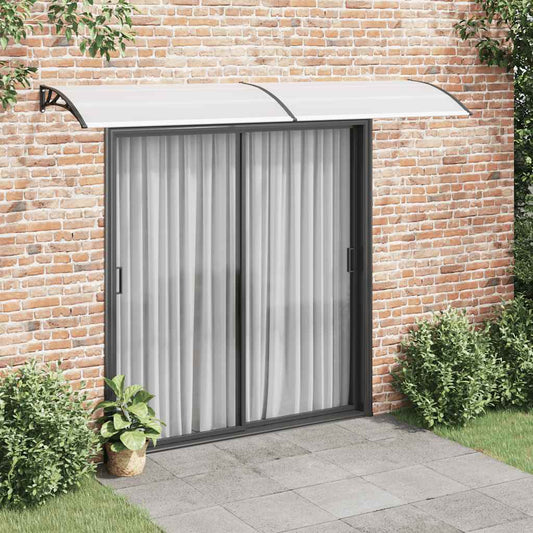 Door Canopy | Black and Transparent