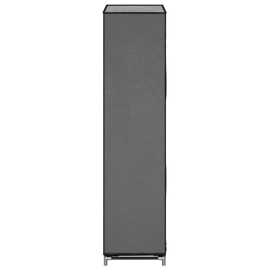 Shoe Cabinet with Cover Grey 58x28x106 cm Fabric