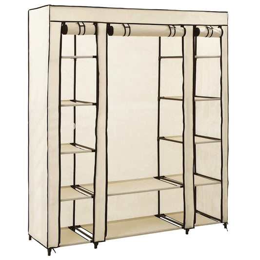 Cabinet | Cream | Non-woven fabric | 150 x 45 x 176 cm | Collapsible