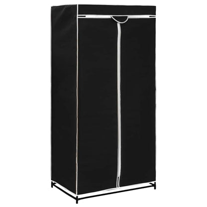 Wardrobe Black 75x50x160 cm