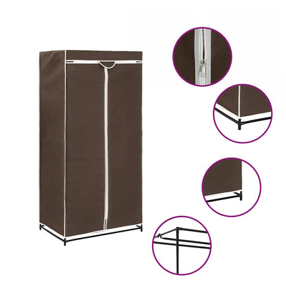 Wardrobe Brown 75x50x160 cm