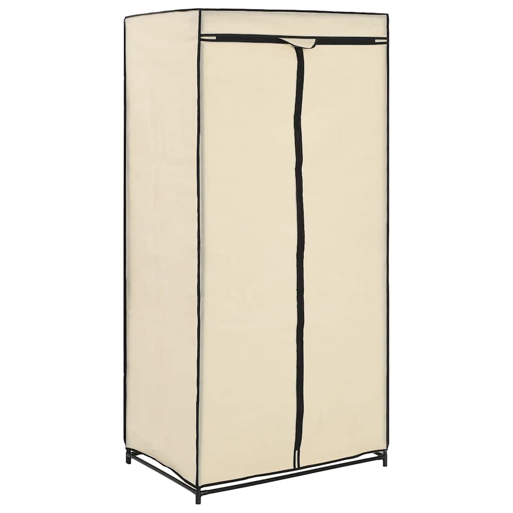 Wardrobe Cream 75x50x160 cm