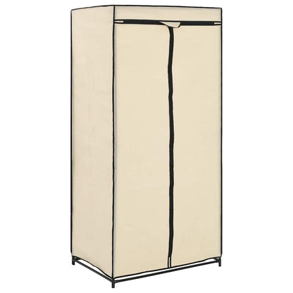 Wardrobe Cream 75x50x160 cm