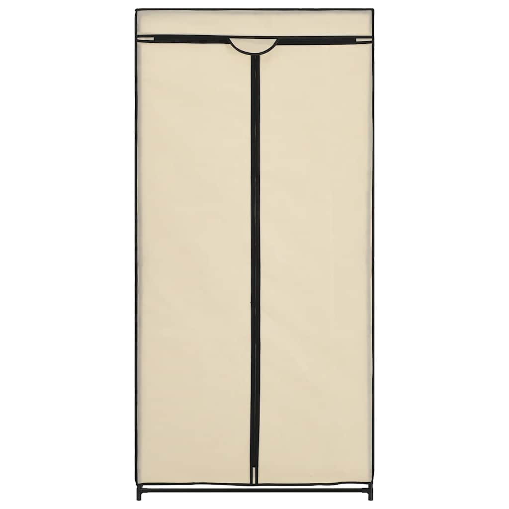Wardrobe Cream 75x50x160 cm