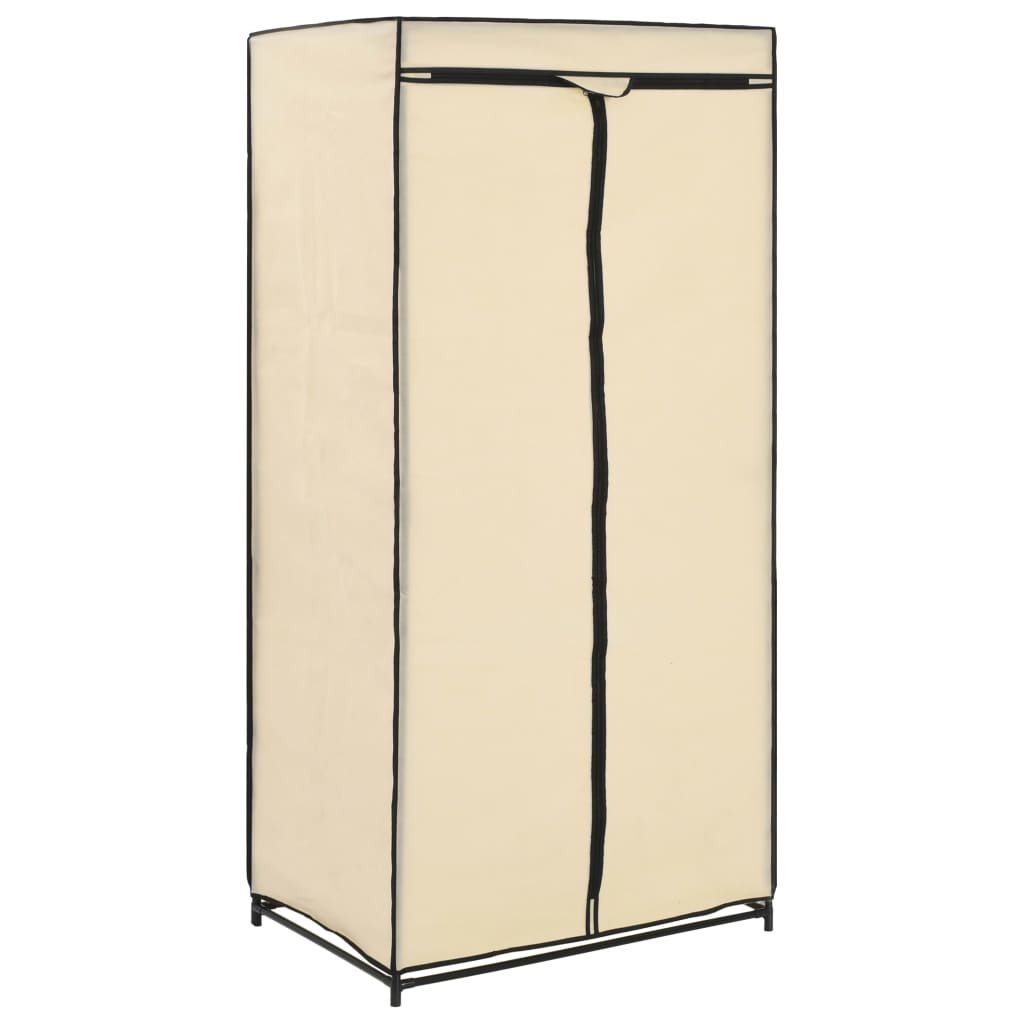 Wardrobes 2 pcs Cream 75x50x160 cm